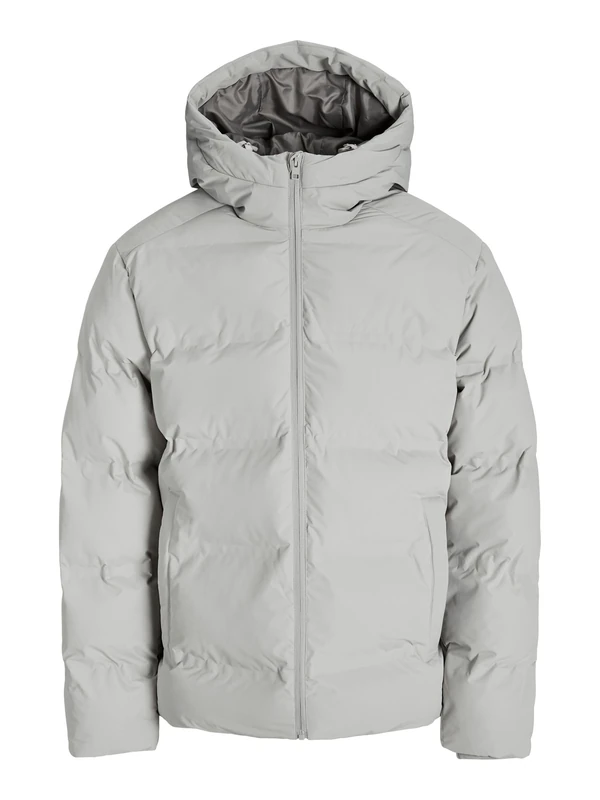 JACK & JONES Men's Jjesoho Puffer Hood Sn, Dove, S, Dove, S