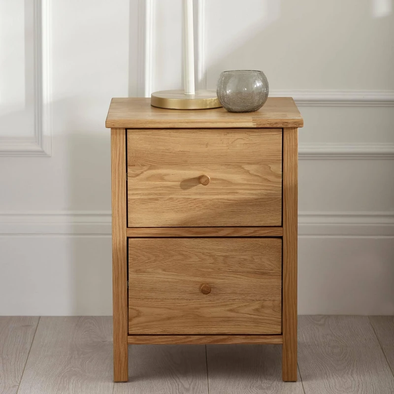 Julian Bowen Oak Coxmoor 2 Drawer Chest