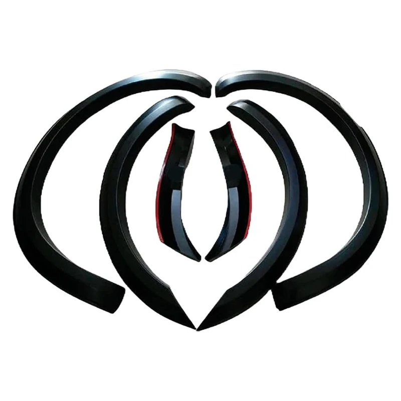 Oneway Set Fender Flares compatible with Ford Ranger T6/T7 2012-2019 (with Tape) - Matt black