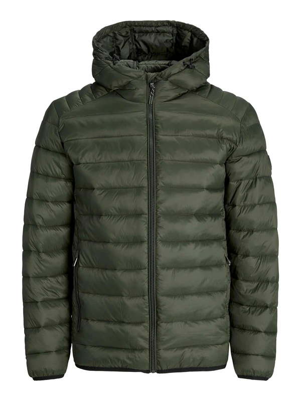 JACK & JONES Men's Jjebradley Light Puffer Hood Noos, Rosin, xx_l