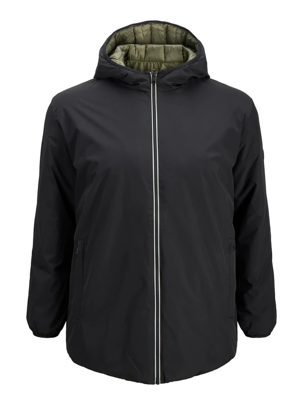 JACK & JONES Men's Jjebrook Reversible Jacket Sn Pls, Black, 3X_l, black, 3x_l - Image 1