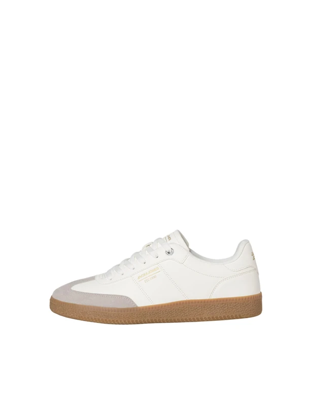JACK & JONES PU Trainers Mens White 8 UK
