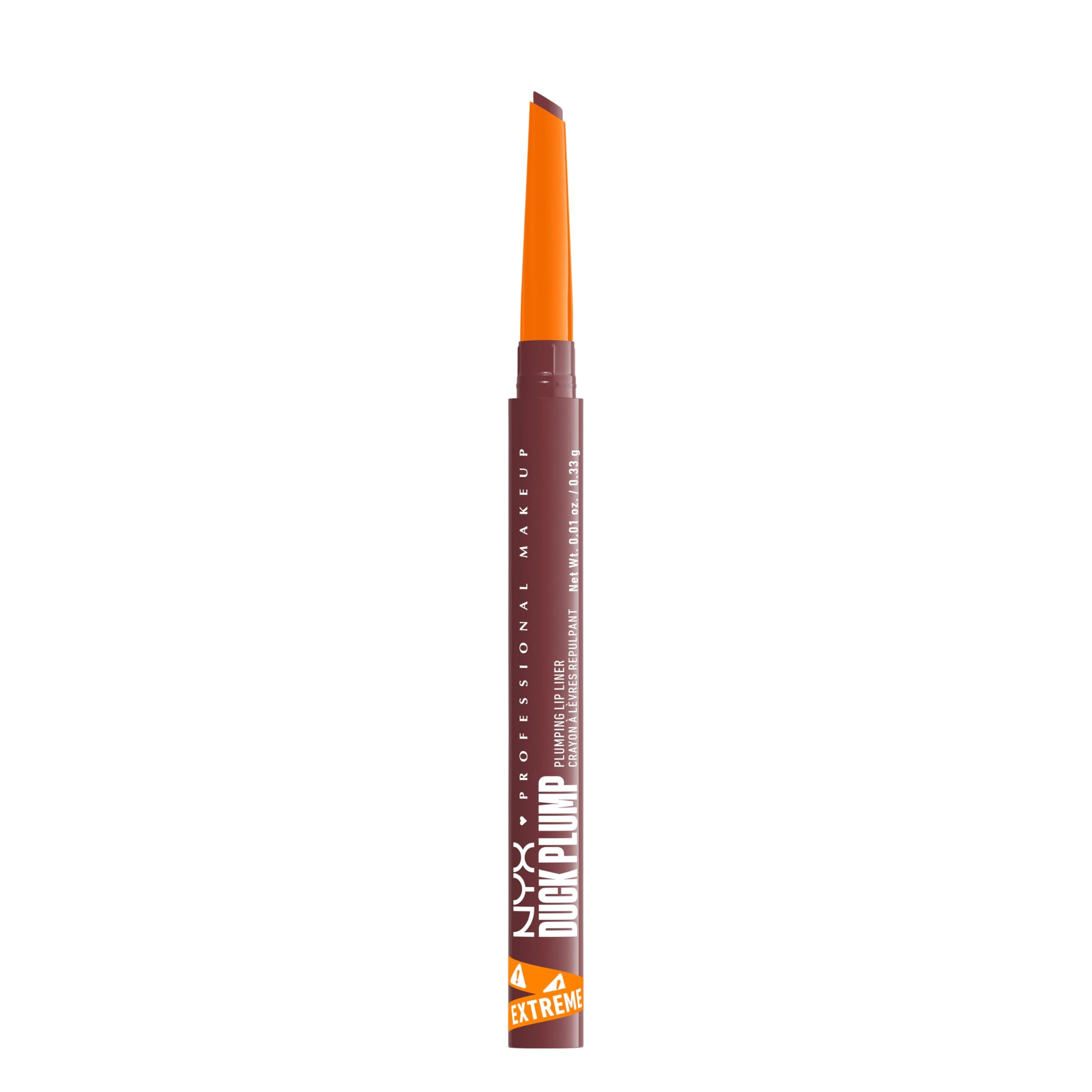 NYX Professional Makeup Plumping Lip Liner, Lip Liner, Up To 10 HR Wear, Matte Finish, Duck Plump, Fill Em' In