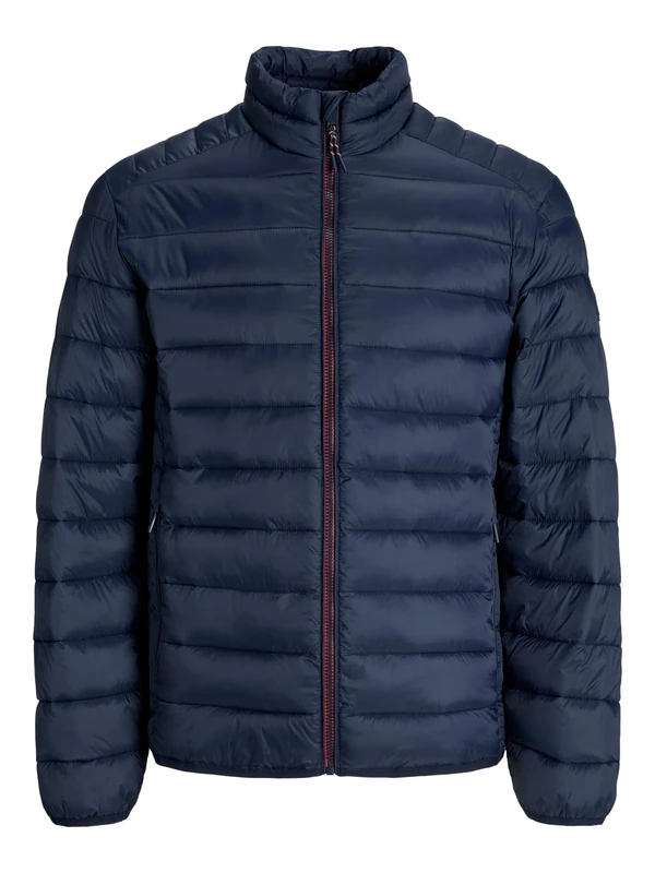 JACK & JONES Men's Jjebradley Light Puffer Collar Noos, Sky Captain, L, Sky captain, L