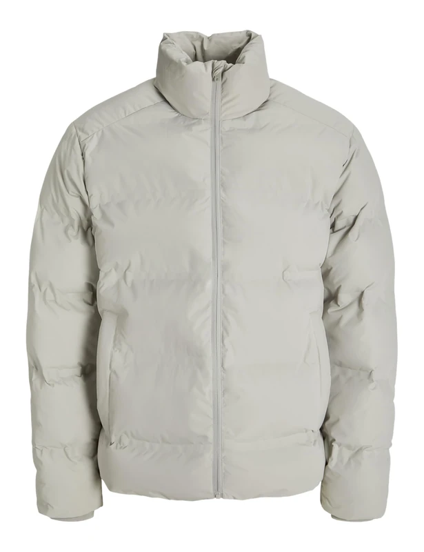 JACK & JONES Men's Jjesoho Puffer Collar Sn, Dove, M, Dove, M