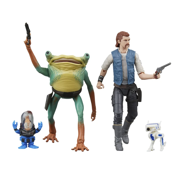 Star Wars The Black Series Cal Kestis, Turgle & Skoova Stev Jedi: Survivor Collectible 15-cm Action Figures