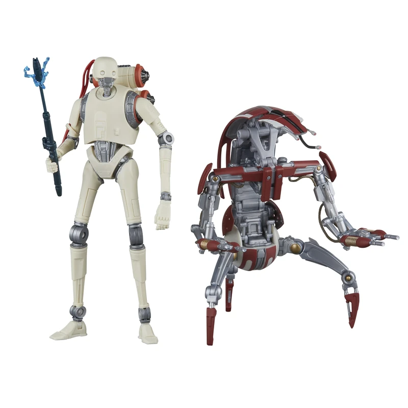 Star Wars The Black Series KX Security Droid Enforcer & Droideka Jedi: Survivor 15-cm Action Figures