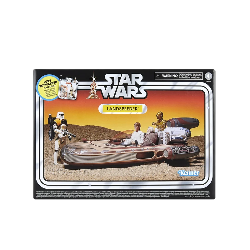 Star Wars The Vintage Collection Landspeeder & Luke Skywalker, Star Wars: A New Hope 9.5-cm Action Figure & Vehicle