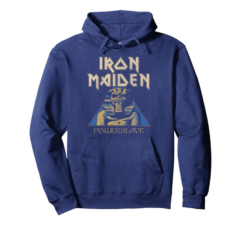 Iron Maiden Pyramid Sphinx Navy Pullover Hoodie