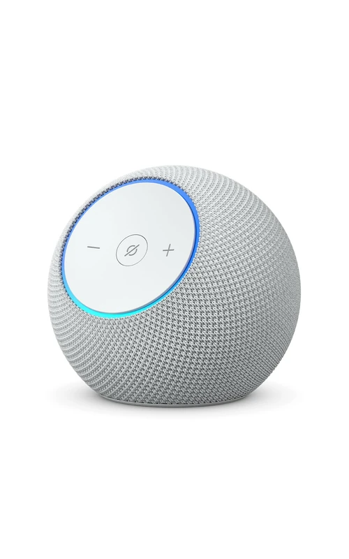 Certified Refurbished Amazon Echo Dot Max (newest gen), Bluetooth speaker with room-filling sound and built-in smart home hub, Glacier White - Image 1