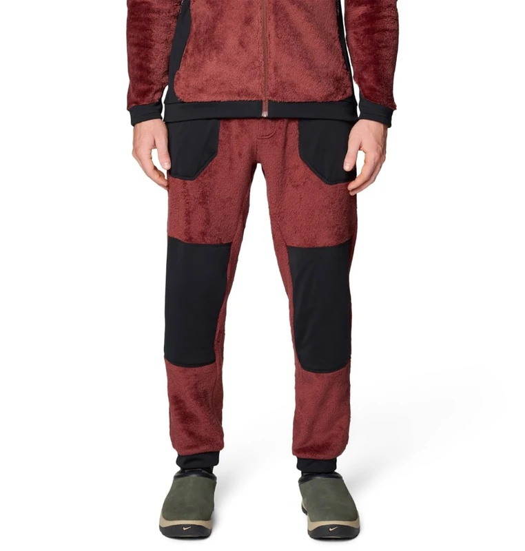 Mountain Hardwear Men's Polartec High Loft Pant, Bourbon Brown, Black