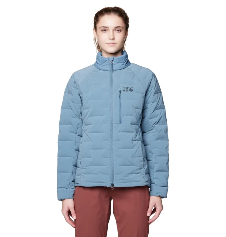 Mountain Hardwear Women's StretchDown Jacket, Adriatic Blue Heather, S - Image 1
