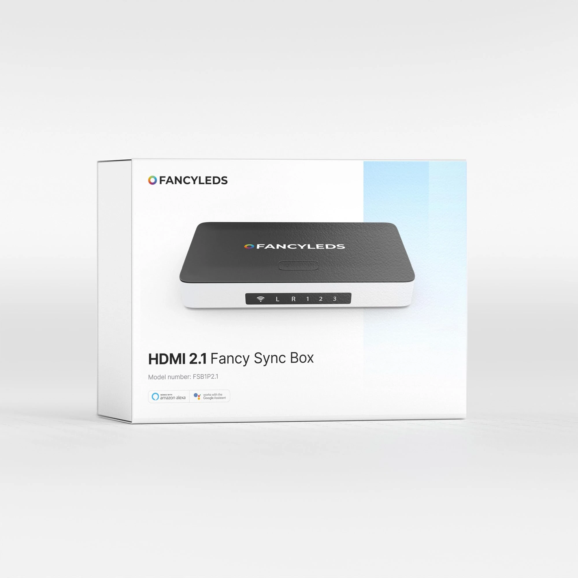 Fancyleds HDMI 2.1 Fancy Sync Box Streaming Media Player Syncing Device; 4K 120Hz, HDR, Movies Supported (for 55" to 65" TVs)