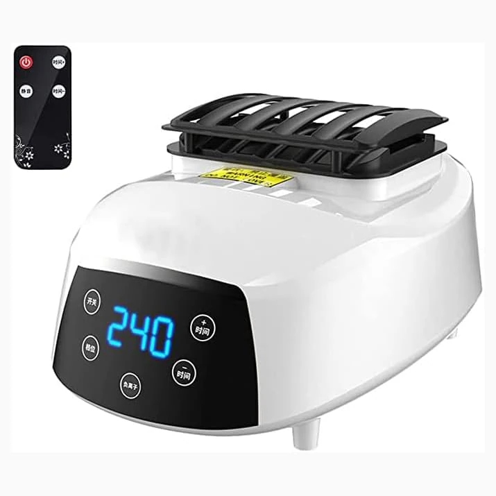 Yiustldd 1500W Electric Clothes Dryer Indoor Clothes Airer, Drying Machine with Remote Control, 60/120/180/240min Timing for Clothes Shoes, UK Plug