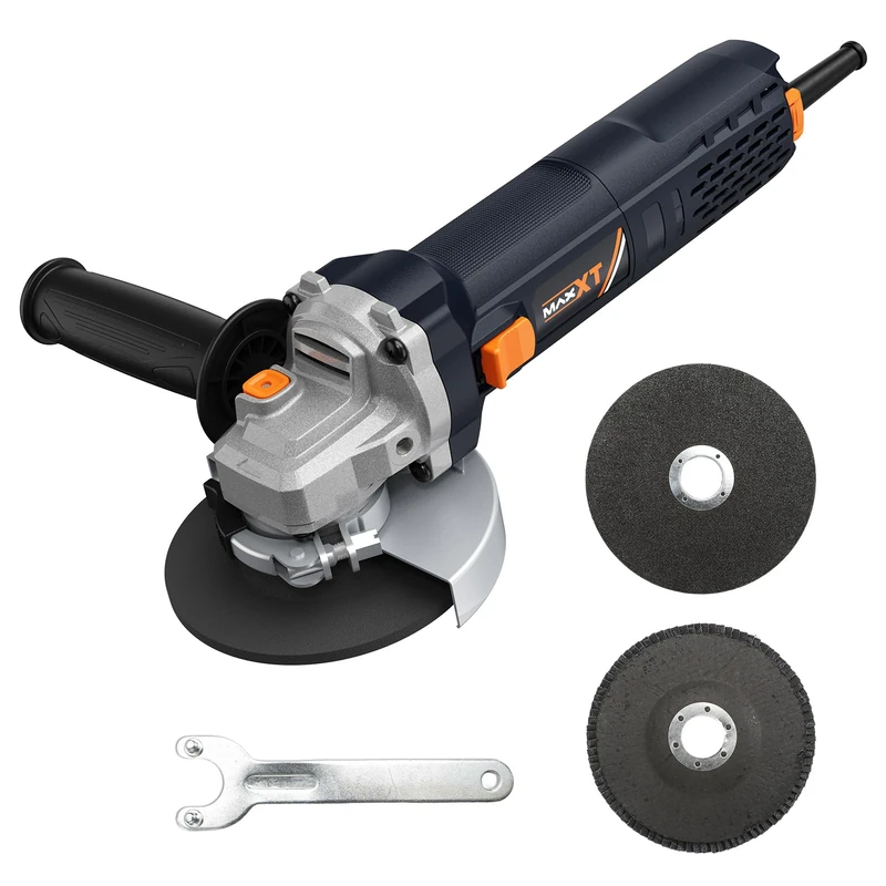 MAXXT Angle Grinder 125mm | 1700W with Soft Start & Overload Protection - 12,000 RPM for Precision Cutting, Grinding and Polishing