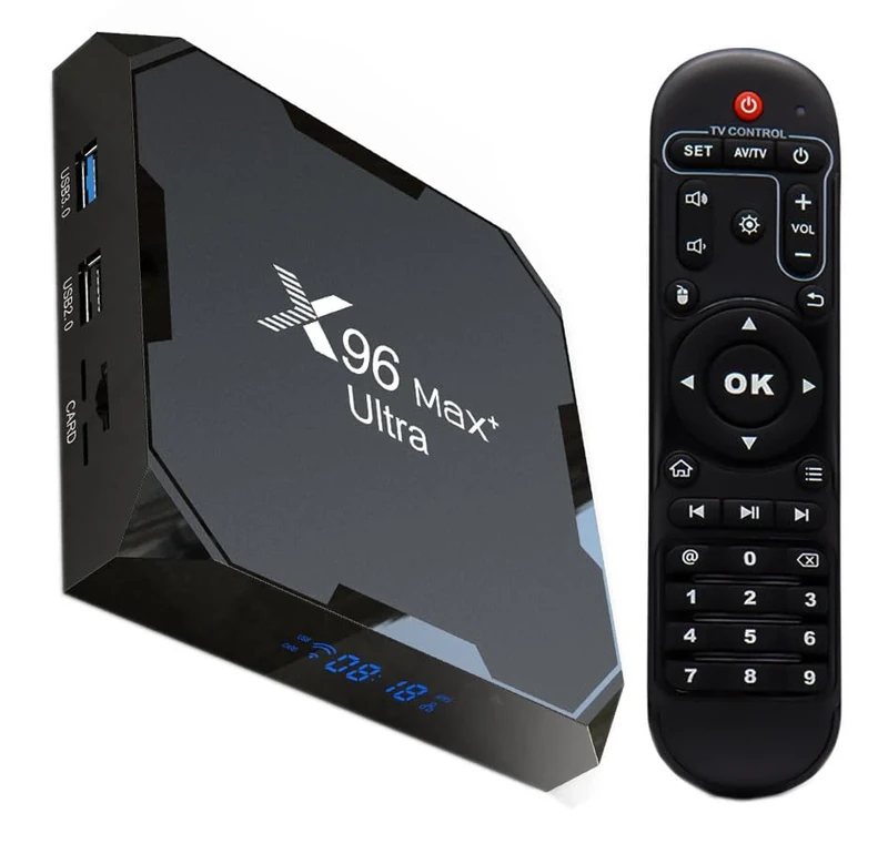 X96 Max+X4 Amlogic S905X4 Android 11.0 4G RAM 64G ROM Dual WiFi 2.4GHz/5GHz BT4.1 8K 100M
