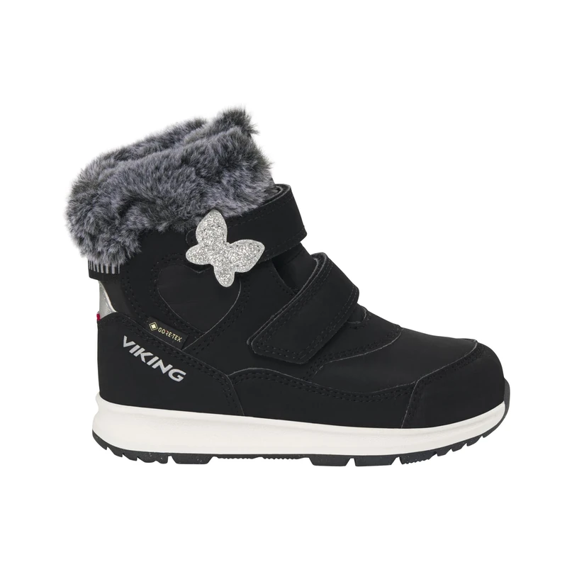 Viking Belle Butterfly Warm GTX 2V, black, 5 UK Child