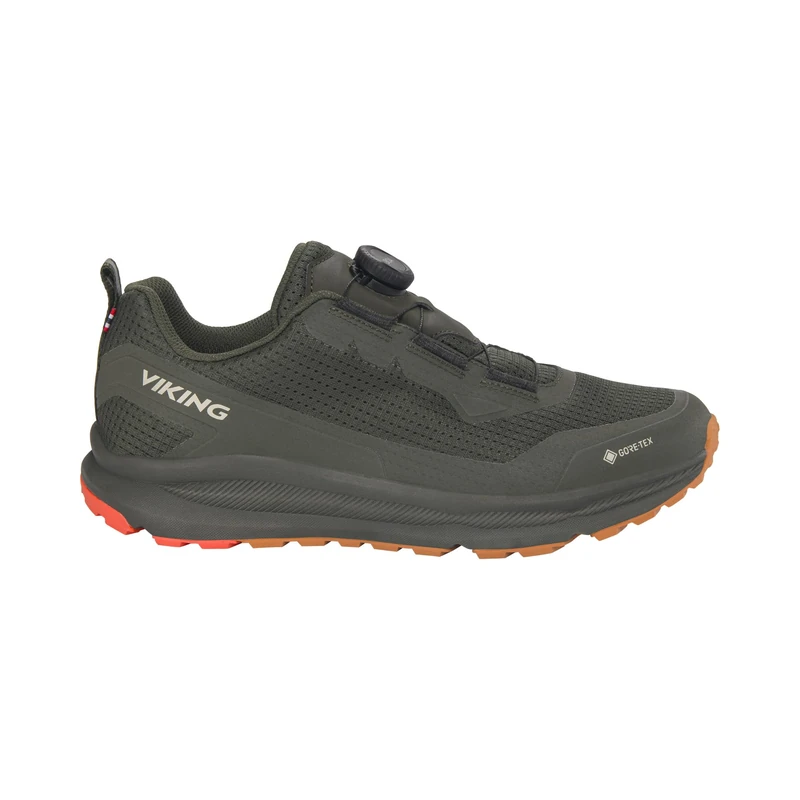 Viking Men's Motion Low GTX Boa M Walking Shoe, Pine Red, 10 UK