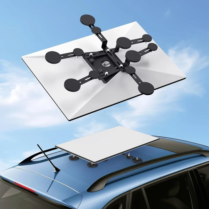 Magnetic Roof Mount for Star-link Gen 3, Adjustable Mounting Kit, 12 Magnetic Bases, Star link Mount for RVs, Boats, Trucks, Compatible with Standard V3 Dish and Enterprise Dish