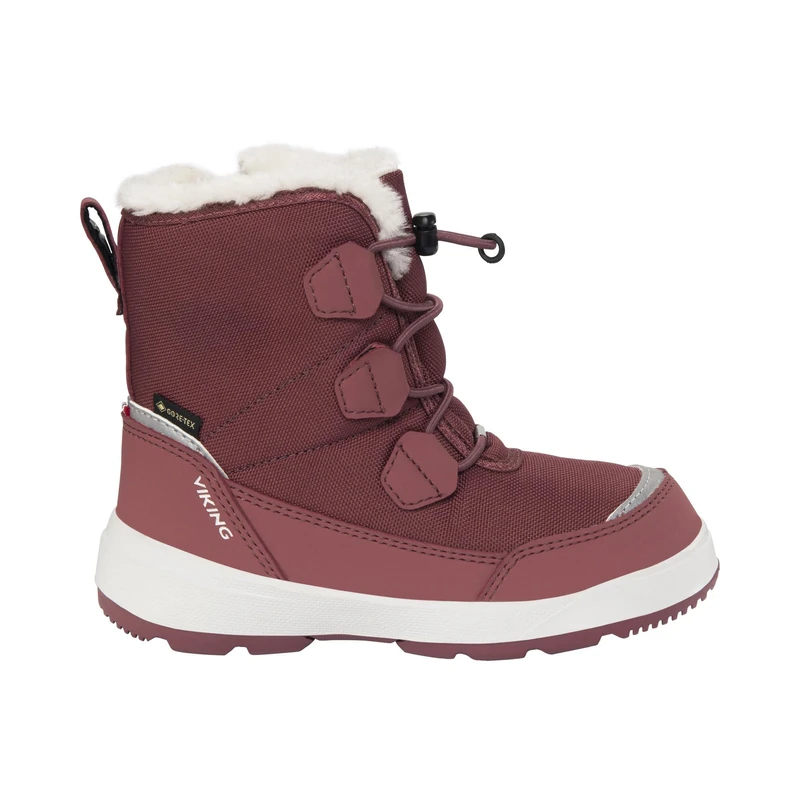 Viking Toasty Warm GTX Zip, Dark pink, 5 UK Child