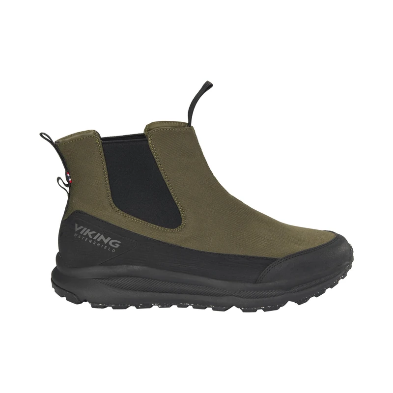 Viking Unisex City Chelsea Fleece Wp M Equestrian Boot, olive, 10.5 UK