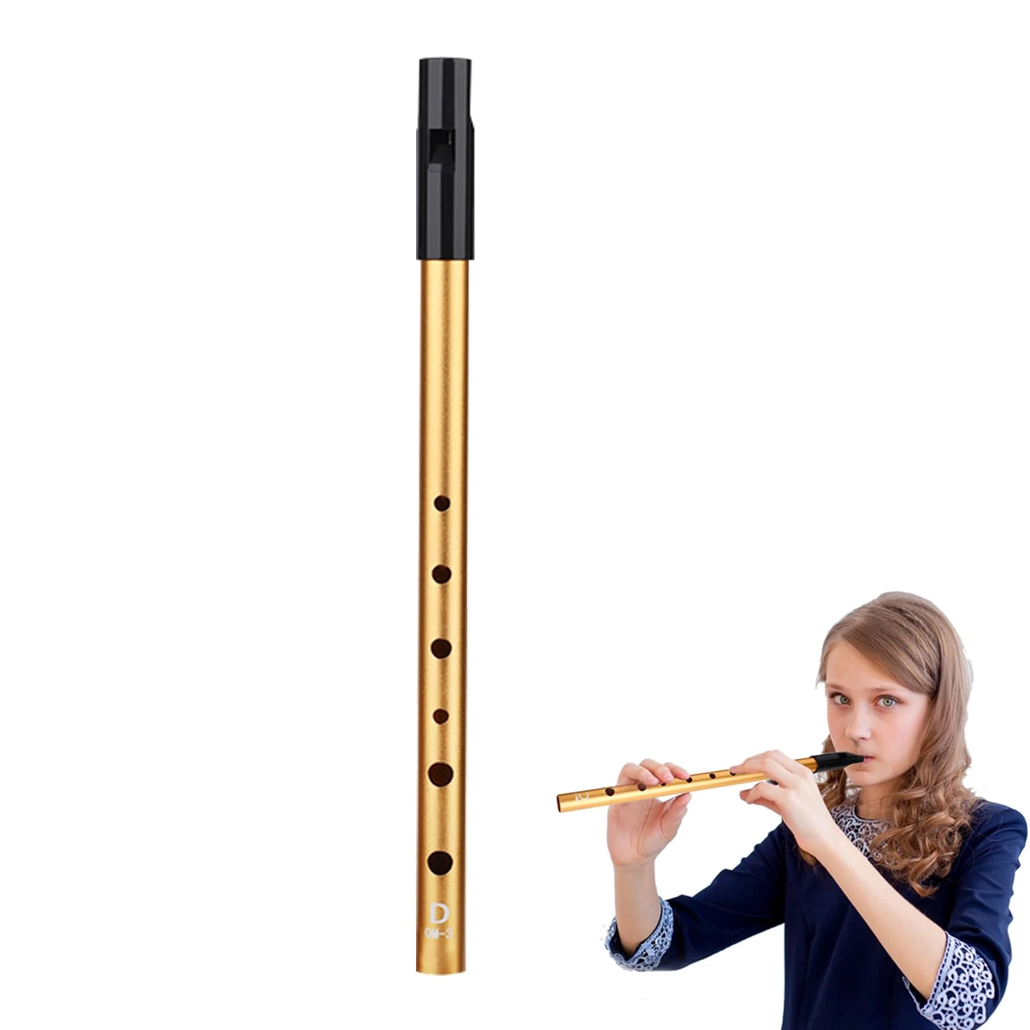 Tin Whistle, Irish Penny Whistle for Traditional Celtic Music, Tin Whistles D for Wind Instrument Beginner