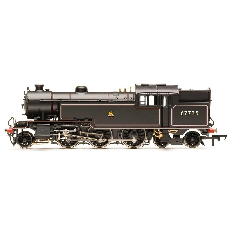 Hornby Steam Train - R30361 BR, Thompson Class L1, 2-6-4T, 67735 - Era 4 00 Gauge Locomotives for Train Set, Engine Models for Adults - 1:76 Scale Model Gift, Black
