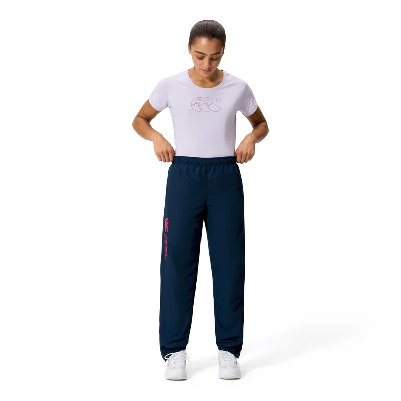 Canterbury Women's Cuffed Stadium Pant, Navy Blue, 10