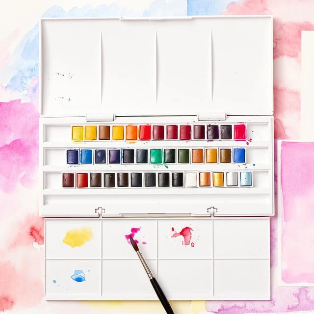 CASS ART Winsor & Newton Cotman X 40th Anniversary Edition Watercolour Half Pan Assorted Colours Set of 40 Only At