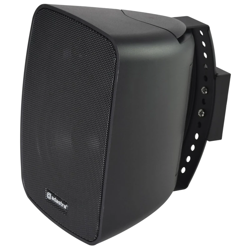 Adastra | BG Series Outdoor & Indoor 100V Weatherproof Wall Mountable Speaker | Full-Range Audio Speaker with Adjustable Mounting Bracket | IP54 Rating, 4" Driver, black