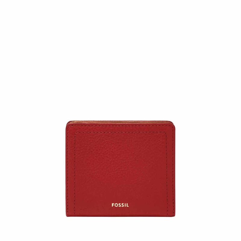 Fossil Women's Logan Billfold, Red, Small