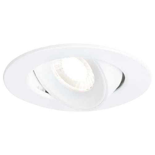 4lite Marsonia Indoor Downlight (White) Pack of 10 Adjustable 600lm Cool White LED Integrated Spotlight with IP20 Rating- 4L1/2220/4X10-4yr Guarantee