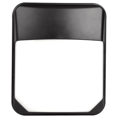 4lite Tironi Outdoor Rectangular Bulkhead (Black) 2300lm Outdoor Bulk Head IP65 LED Integrated Exterior Wall Light - 4L2/3213-4Yr Guarantee