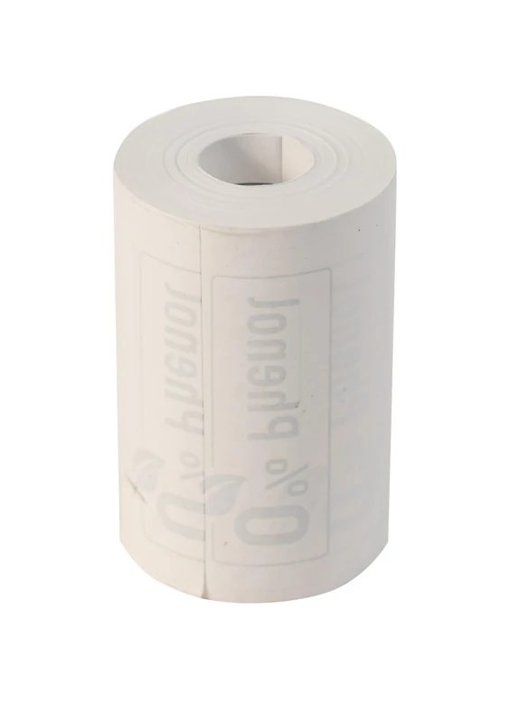 Exacompta - Ref 40761E - Box of 120 Thermal reels for Credit Cards 57 x 40 mm, 1 Thermal ply Without Phenol, no Mandrel, Zero Plastic Waste - Meter +/-2m: 18m - White