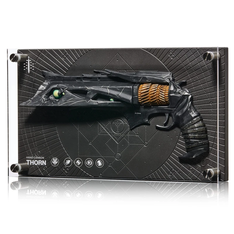 Numskull Thorn Exotic Weapon Figure 12x7 (30x18cm) Limited Edition Collectible Replica Statue - Official Destiny Merchandise - FPS Sci-Fi Action Video Game Figurine