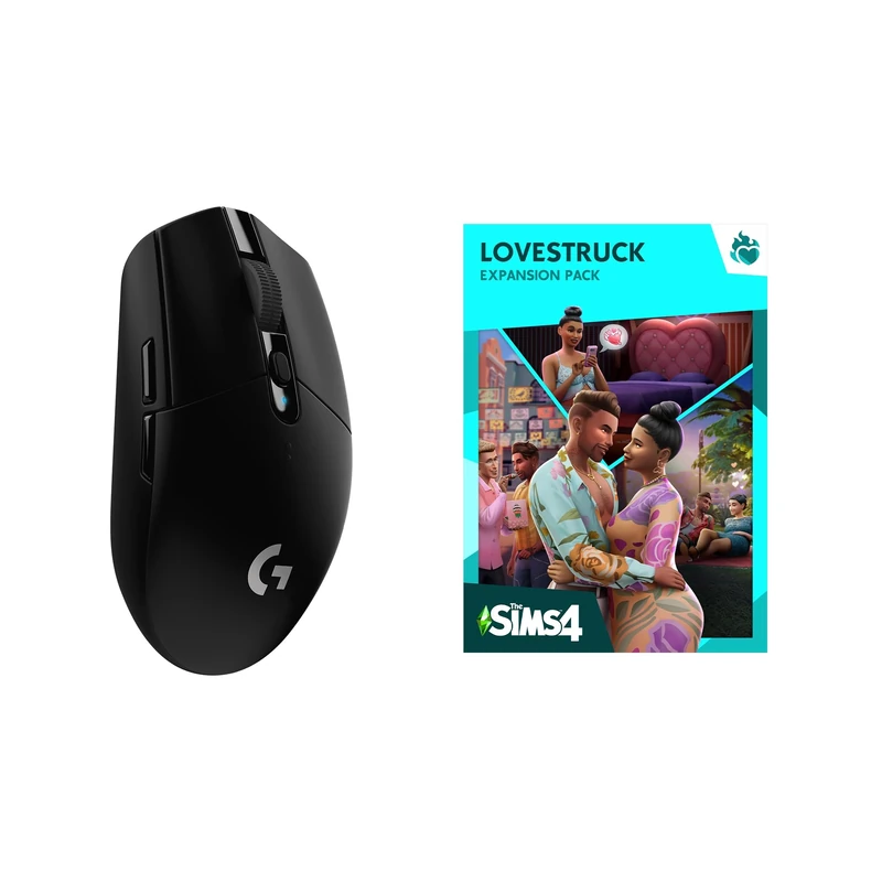 Logitech G305 LIGHTSPEED Wireless Gaming Mouse & The Sims 4 Lovestruck Expansion Pack(for PC)-Soft Bundle