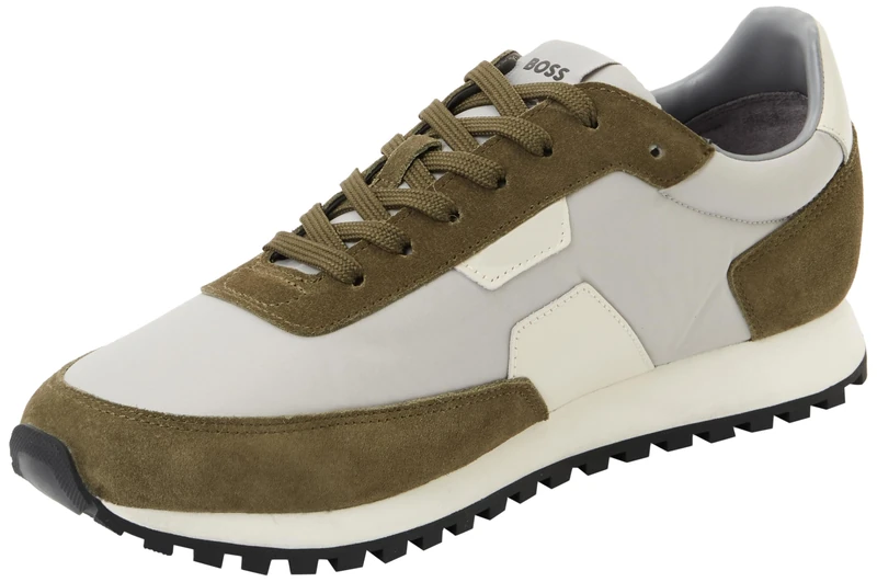 BOSS Men's Parkour-l Runn Nybsd Trainers, Open Green, 6 UK