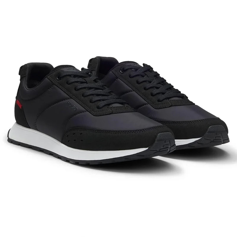 HUGO Mens Icelin Runn Nymf Trainers Black 12 UK