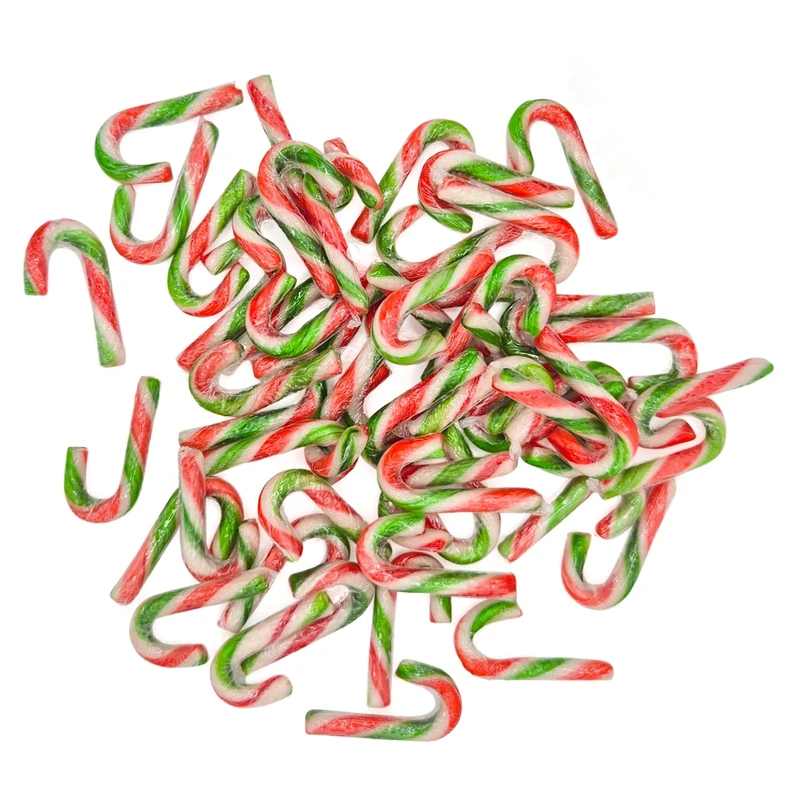 Bonds of London Christmas Candy Canes – 5g Pack of 50 Mini Candy Canes Individually Wrapped Sweets – Delicious Candy Canes Sweets for Holiday, Office, Christmas Party