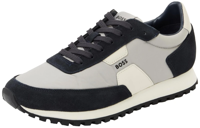 BOSS Men's Parkour-l Runn Nybsd Trainers, Open Blue, 10 UK