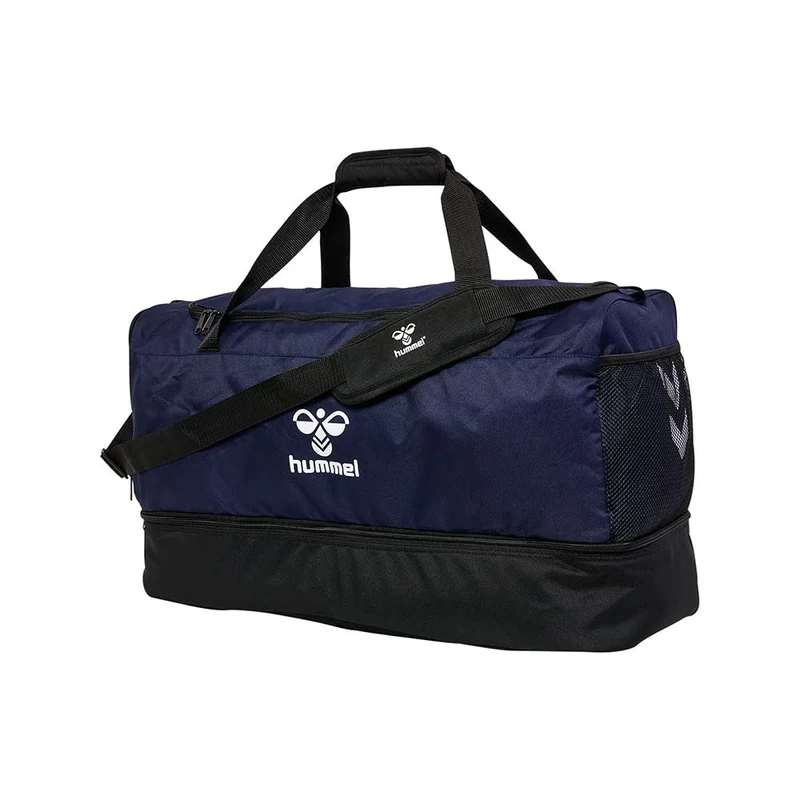 hummel Unisex hmlCORE 2.0 W. SC Sports Bag, Navy/Black, Navy/Black, Large