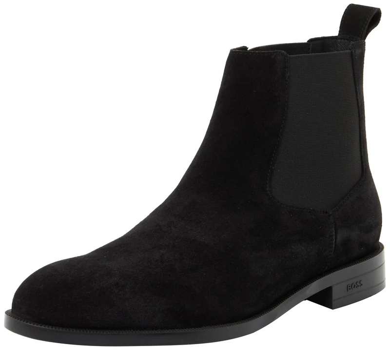 BOSS Men's Tayil Cheb Sdn Chelsea Boots, Black, 10 UK