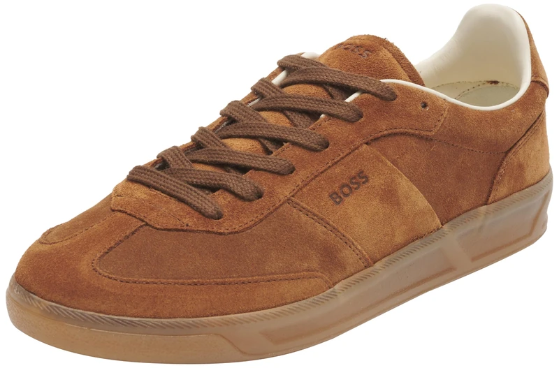 BOSS Women's Brenta Tenn Fullsd Trainers, Rust Copper, 2 UK