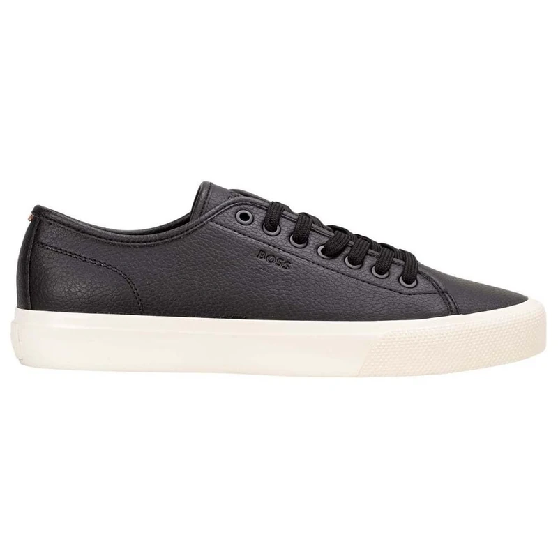 BOSS Men's Aiden Tenn Sgrpu Tennis Trainers, Black, 5 UK