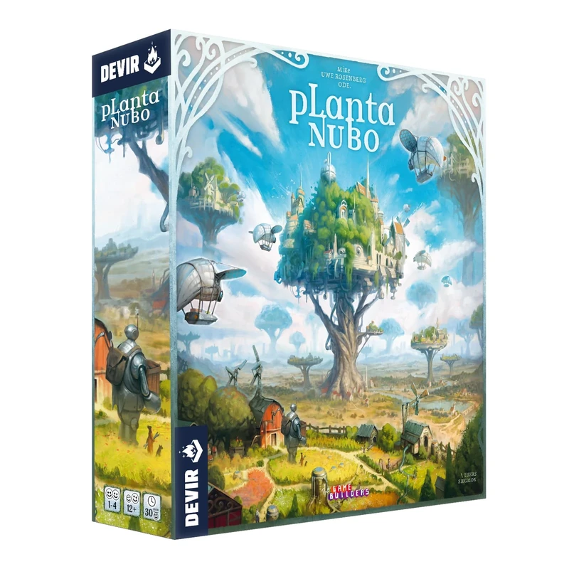 Thames & Kosmos DEVIR Planta Nubo, Tile Placement and Action Drafting Board Game for Adults and Kids, Board Games for Game Night, For 1 to 4 Players, Suitable for Ages 12+