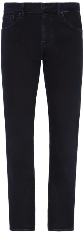 7 For All Mankind Slimmy Luxe Performance Blue Black, Dark Blue, 28W