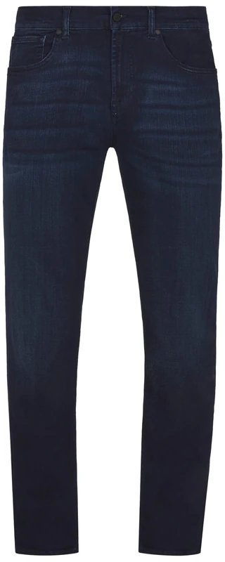 7 For All Mankind Men's Slimmy Luxe Performance Plus Deep Jeans, Dark Blue, 28W