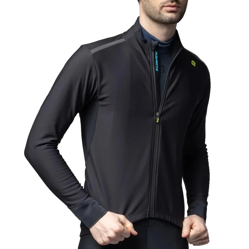 Alé Cycling Men's Klimatik K-Tornado Water Repellent Jacket, Black, L