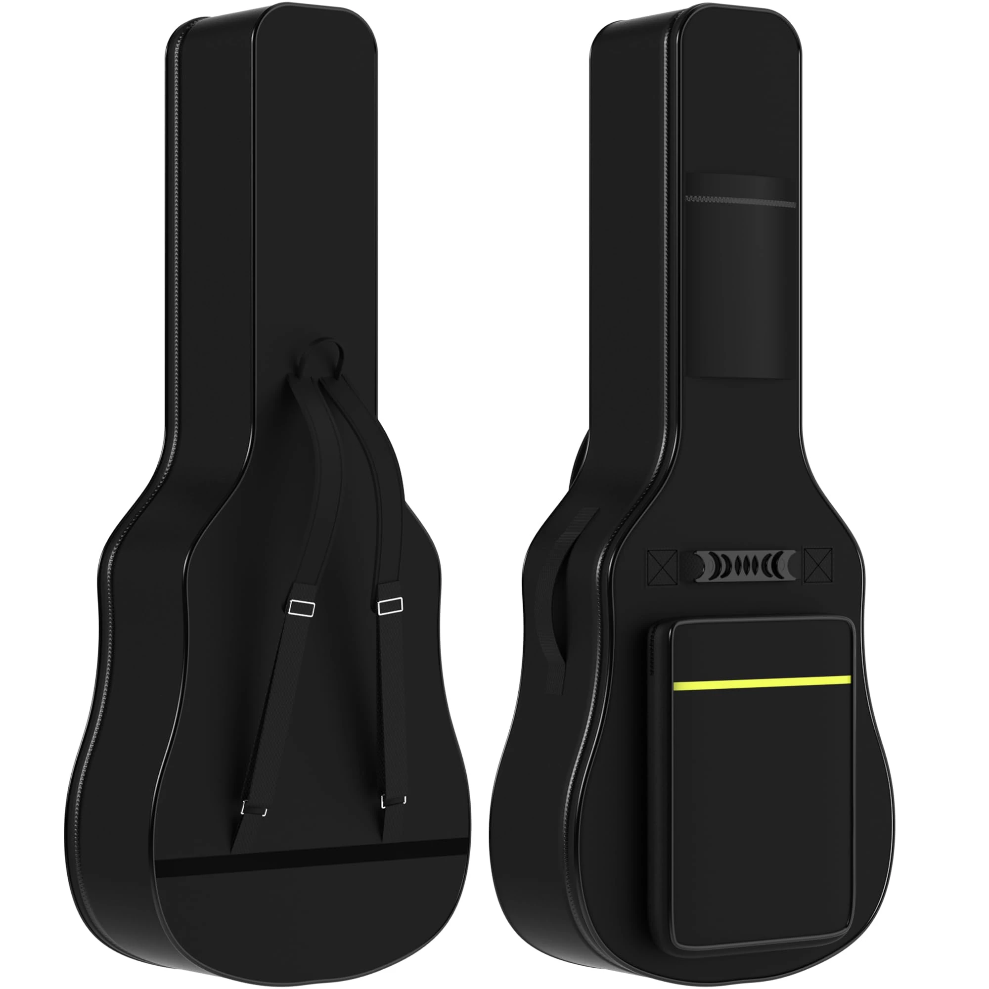 ZENO Guitar Case 41" | Universal Guitar Bag | Water Resistant Guitar Case | Thick Padded Guitar Bag for Ultimate Protection | Carry Bag for Guitar | Great for All Guitars (Black)