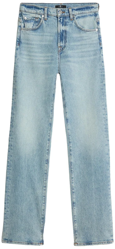 7 For All Mankind Women's TESS Trouser Ode to Jeans, Light Blue, 23W